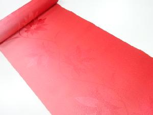 アンティーク　草花模様織出し暈し八寸帯地反物